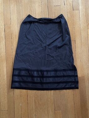 Vintage Black Slip Skirt